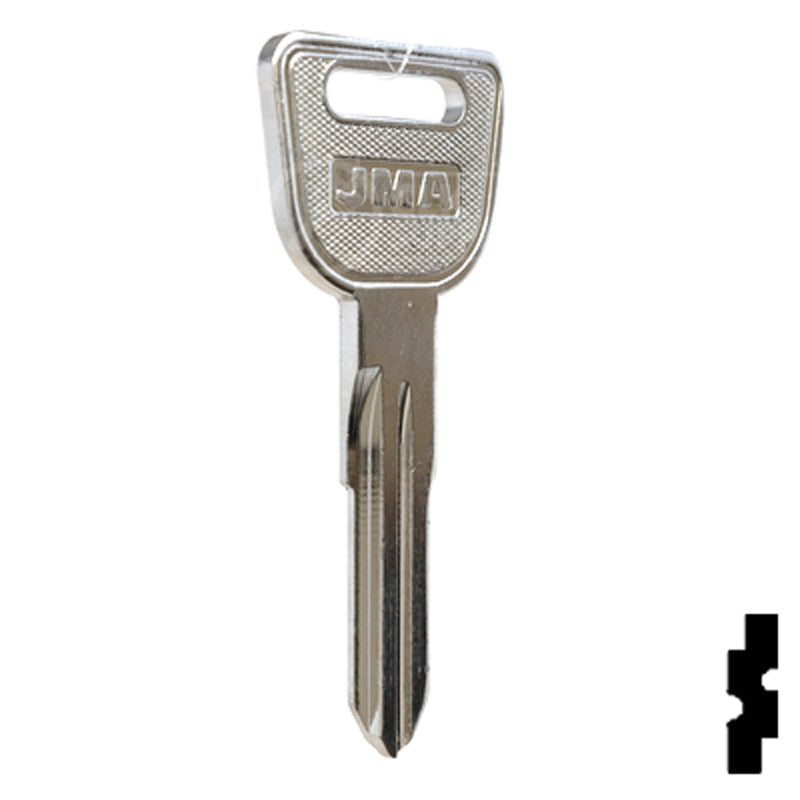 Uncut Key Blank | Honda | HD98-NP, HOND-14 Automotive Key JMA USA