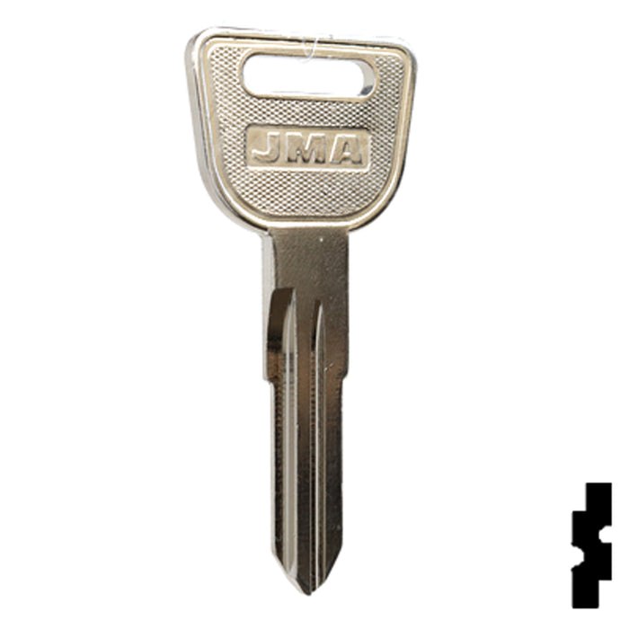 Uncut Key Blank | Honda | HD98-NP, HOND-14 Automotive Key JMA USA