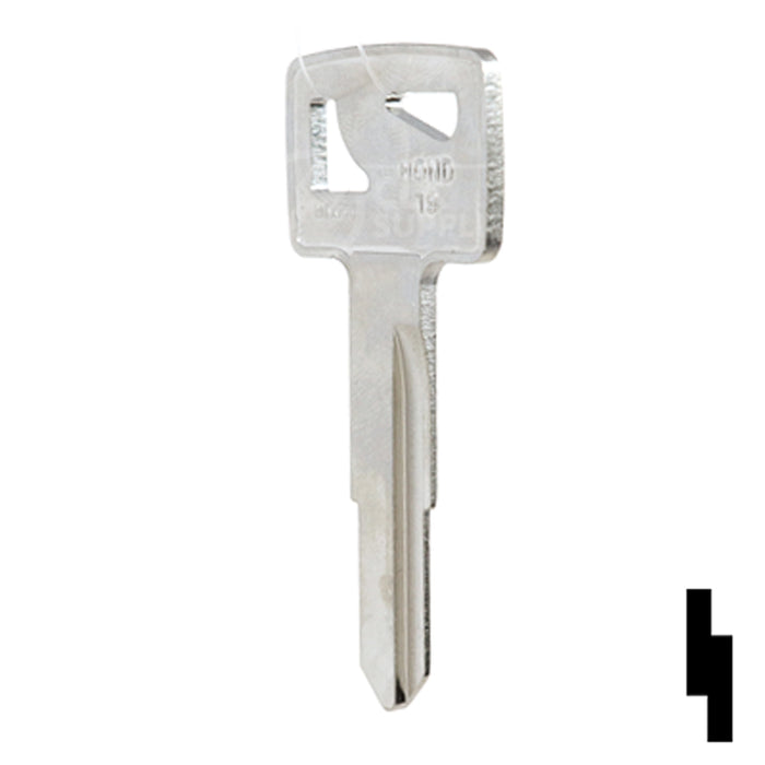 Uncut Key Blank | Honda | HOND-19, HO58 Automotive Key JMA USA