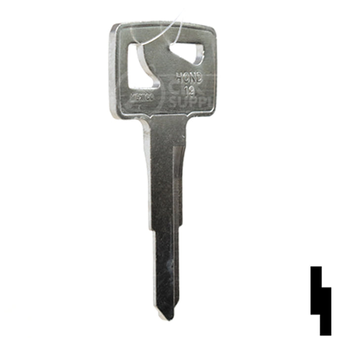 Uncut Key Blank | Honda | HOND-19, HO58 Automotive Key JMA USA