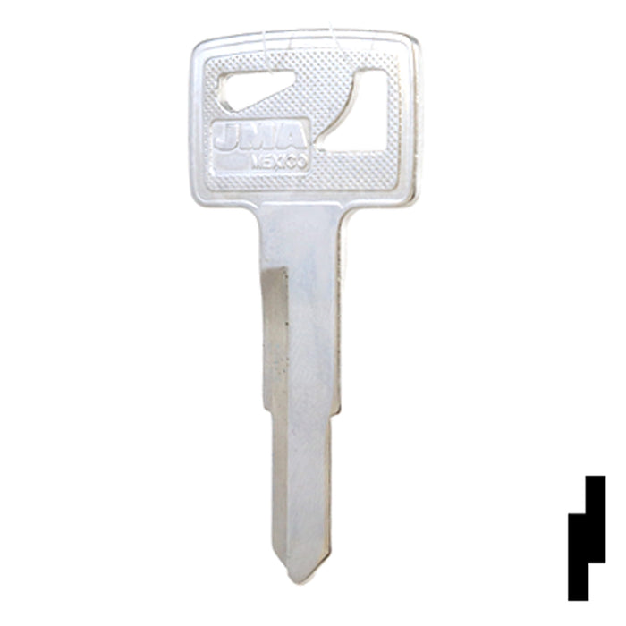 Uncut Key Blank | Honda | HOND-19D Automotive Key JMA USA