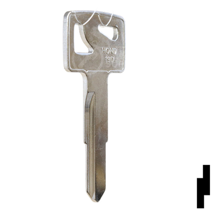 Uncut Key Blank | Honda | HOND-19D Automotive Key JMA USA