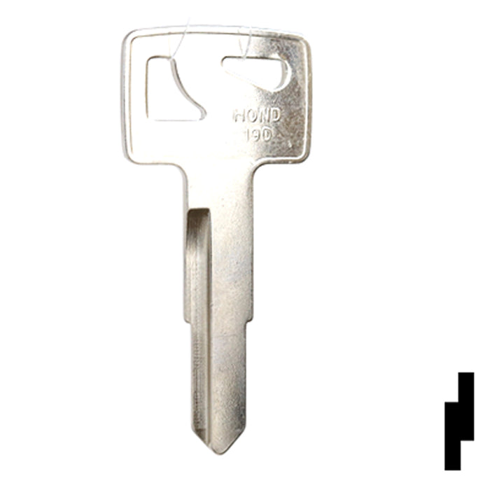 Uncut Key Blank | Honda | HOND-19D Automotive Key JMA USA