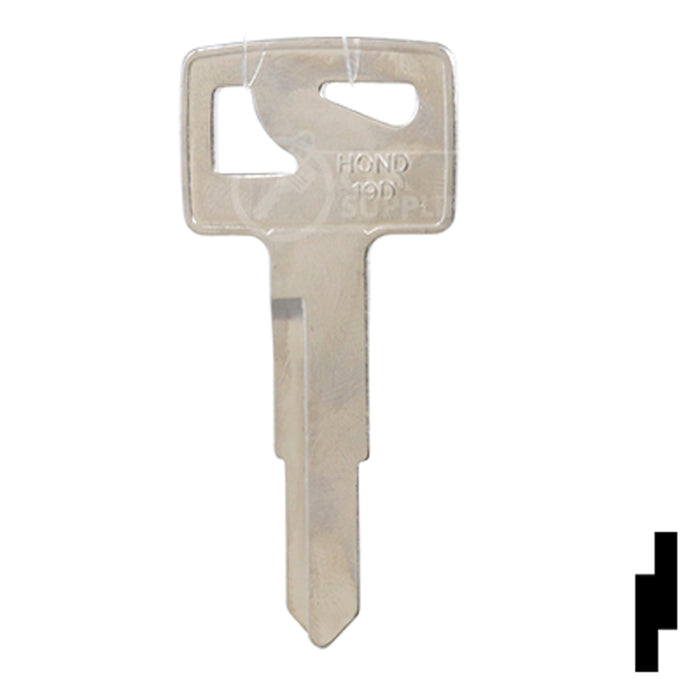 Uncut Key Blank | Honda | HOND-19D Automotive Key JMA USA