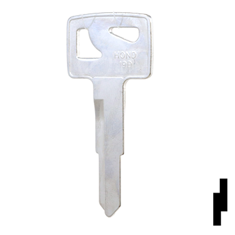 Uncut Key Blank | Honda | HOND-19D Automotive Key JMA USA