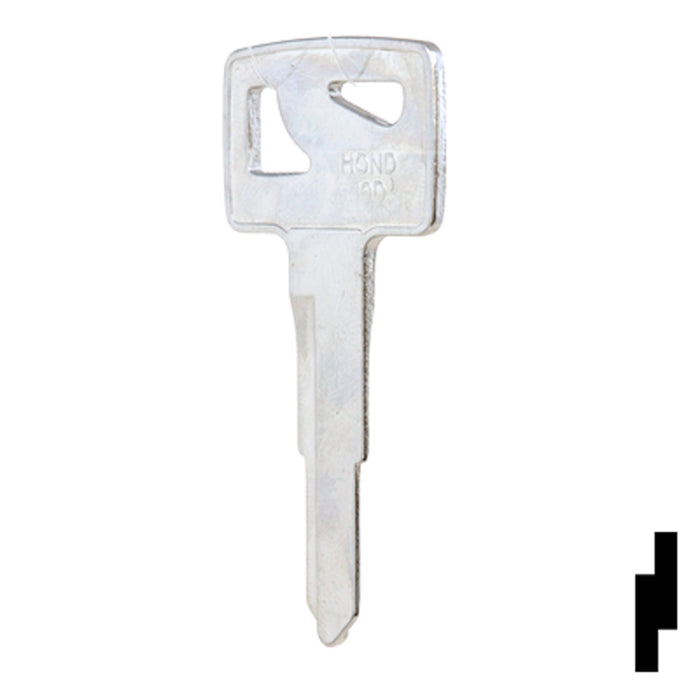 Uncut Key Blank | Honda | HOND-19D Automotive Key JMA USA