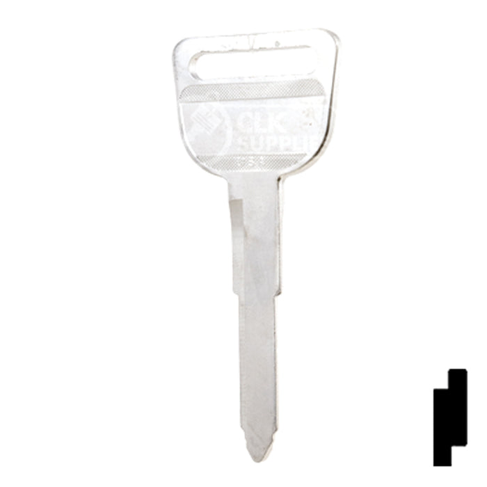 Uncut Key Blank | Honda | X181, HD90 Automotive Key Ilco