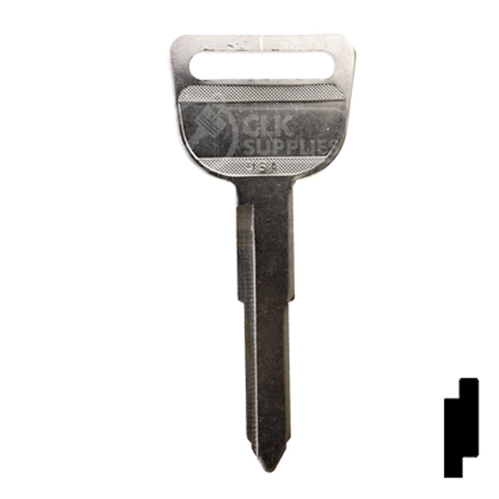 Uncut Key Blank | Honda | X181, HD90 Automotive Key Ilco