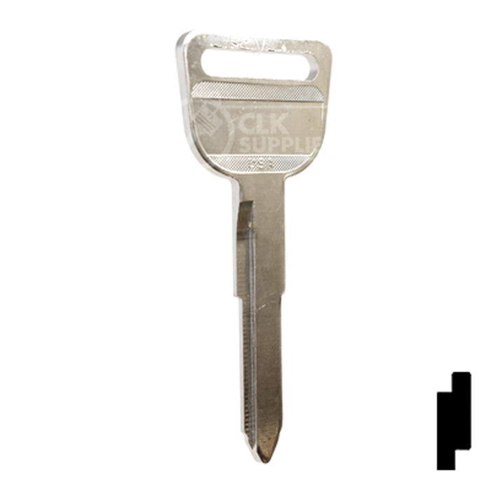 Uncut Key Blank | Honda | X181, HD90 Automotive Key Ilco