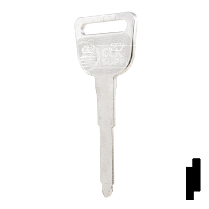 Uncut Key Blank | Honda | X181, HD90 Automotive Key Ilco