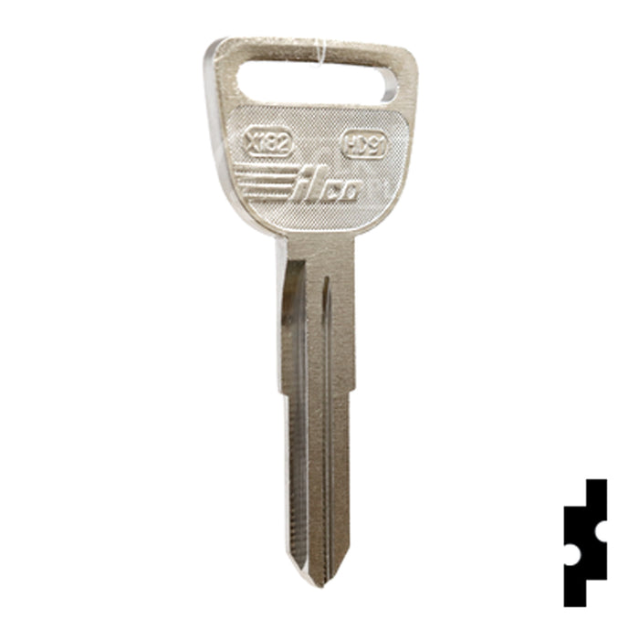 Uncut Key Blank | Honda | X182, HD91 Automotive Key Ilco