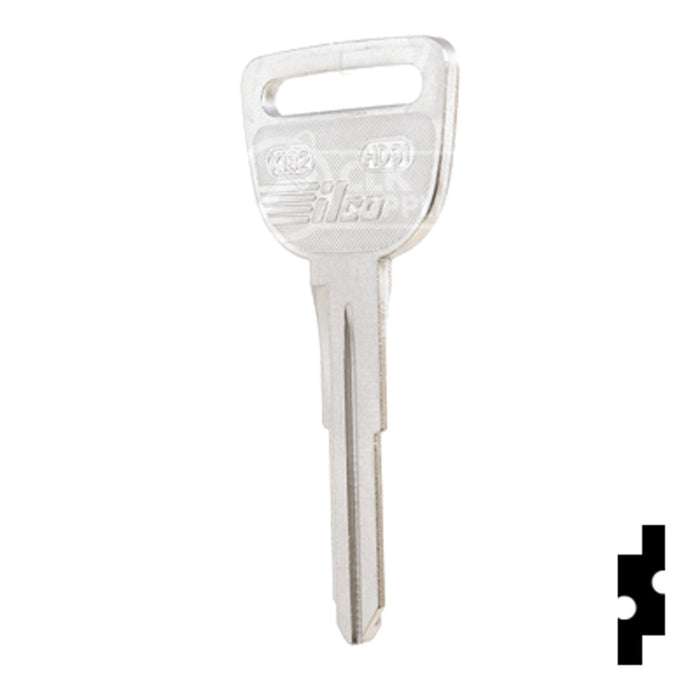 Uncut Key Blank | Honda | X182, HD91 Automotive Key Ilco