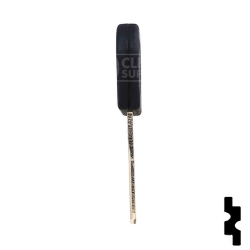 Uncut Key Blank | HU46T2 | Cadillac Catera 1997 - 2001 Automotive Key LockVoy