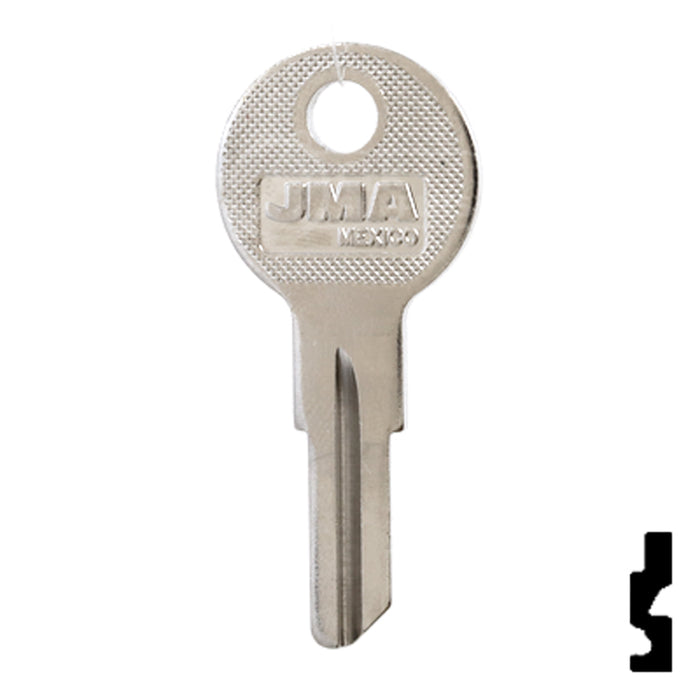 Uncut Key Blank | Hudson, Briggs & Straton | HUD4-NP,1098X Automotive Key JMA USA