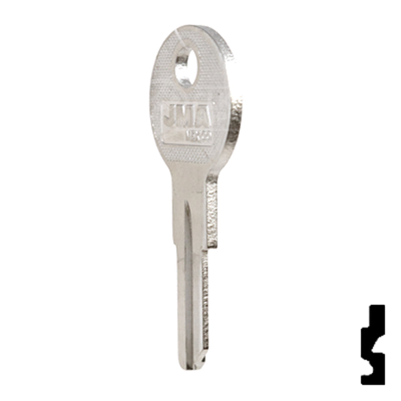 Uncut Key Blank | Hudson, Briggs & Straton | HUD4-NP,1098X Automotive Key JMA USA