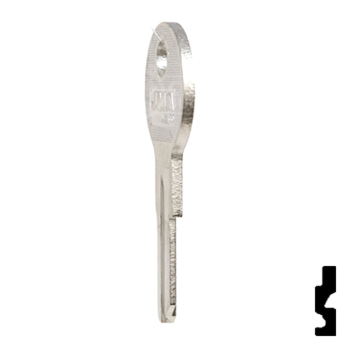Uncut Key Blank | Hudson, Briggs & Straton | HUD4-NP,1098X Automotive Key JMA USA