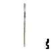Uncut Key Blank | Hudson, Briggs & Straton | HUD4-NP,1098X Automotive Key JMA USA