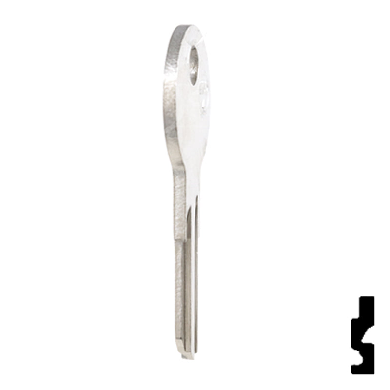 Uncut Key Blank | Hudson, Briggs & Straton | HUD4-NP,1098X Automotive Key JMA USA