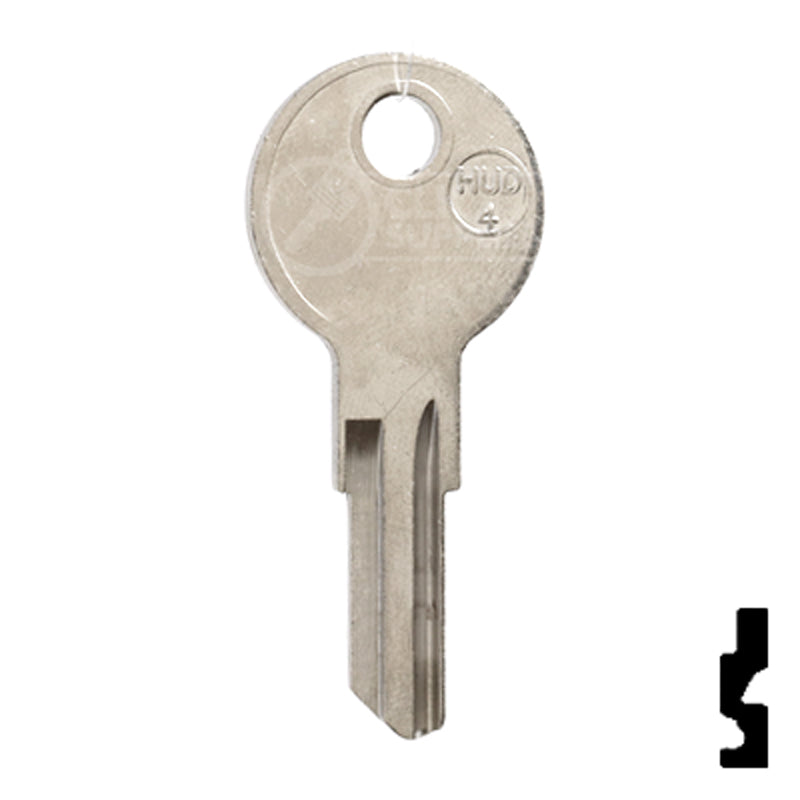 Uncut Key Blank | Hudson, Briggs & Straton | HUD4-NP,1098X Automotive Key JMA USA