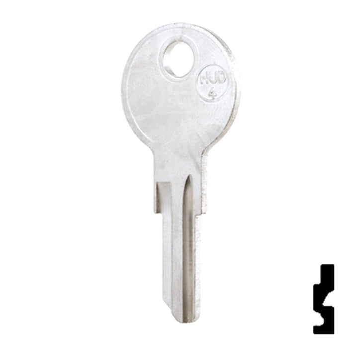 Uncut Key Blank | Hudson, Briggs & Straton | HUD4-NP,1098X Automotive Key JMA USA
