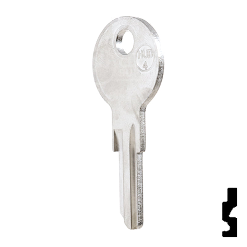 Uncut Key Blank | Hudson, Briggs & Straton | HUD4-NP,1098X Automotive Key JMA USA