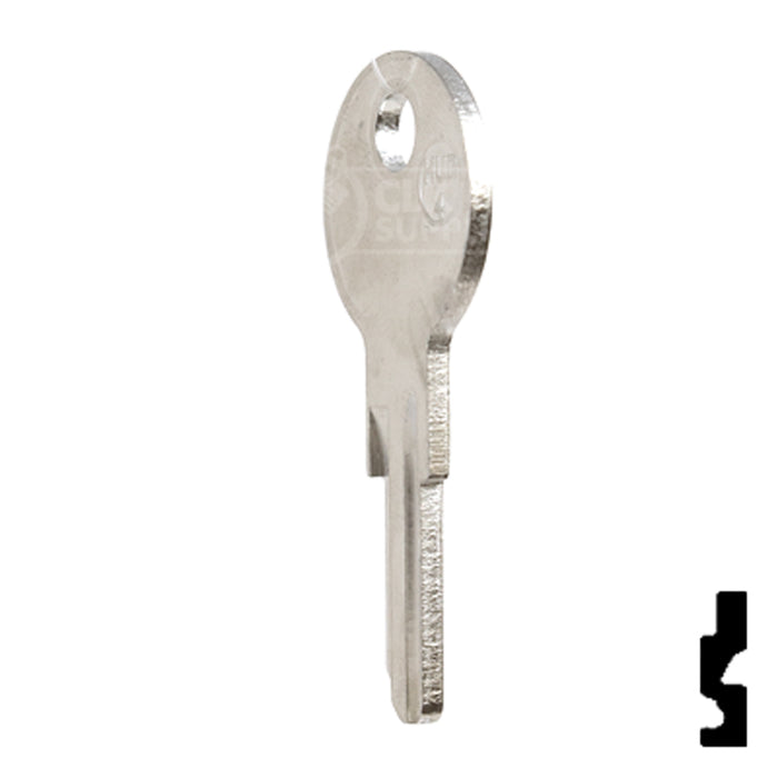 Uncut Key Blank | Hudson, Briggs & Straton | HUD4-NP,1098X Automotive Key JMA USA