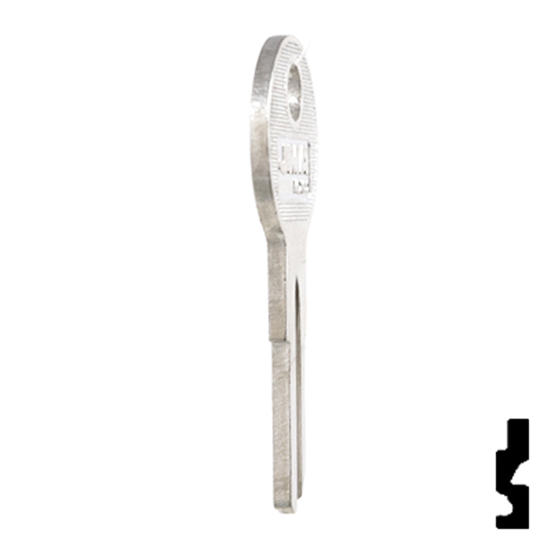 Uncut Key Blank | Hudson, Briggs & Straton | HUD4-NP,1098X Automotive Key JMA USA