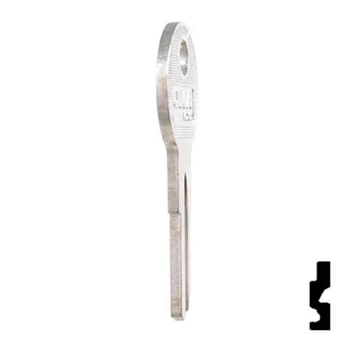 Uncut Key Blank | Hudson, Briggs & Straton | HUD4-NP,1098X Automotive Key JMA USA