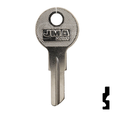 Uncut Key Blank | Hudson, Briggs & Straton | HUD4-NP,1098X Automotive Key JMA USA