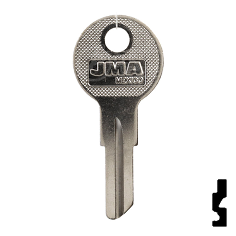 Uncut Key Blank | Hudson, Briggs & Straton | HUD4-NP,1098X Automotive Key JMA USA