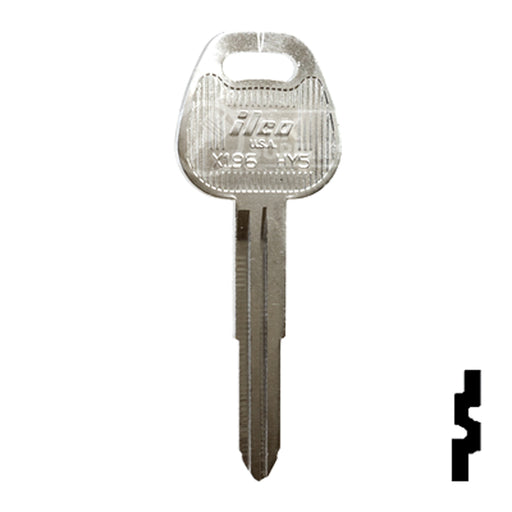 Uncut Key Blank | Hyundai, Mitsubishi | X196, HY5 Automotive Key Ilco