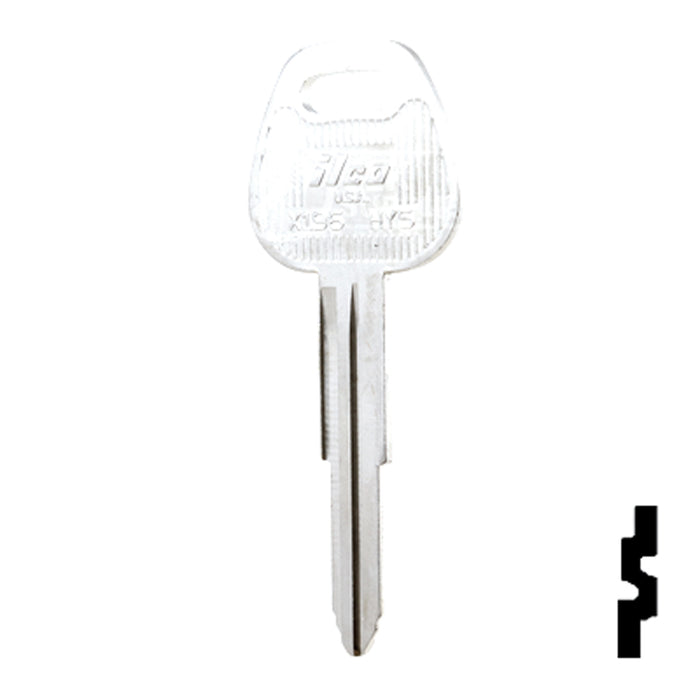 Uncut Key Blank | Hyundai, Mitsubishi | X196, HY5 Automotive Key Ilco