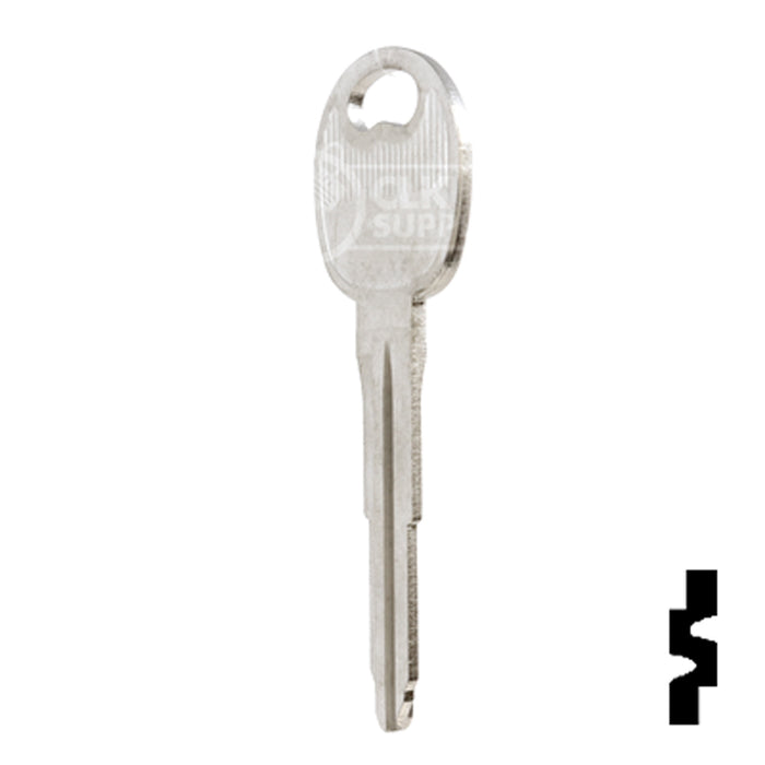 Uncut Key Blank | Hyundai | X232, HY12 Automotive Key Ilco