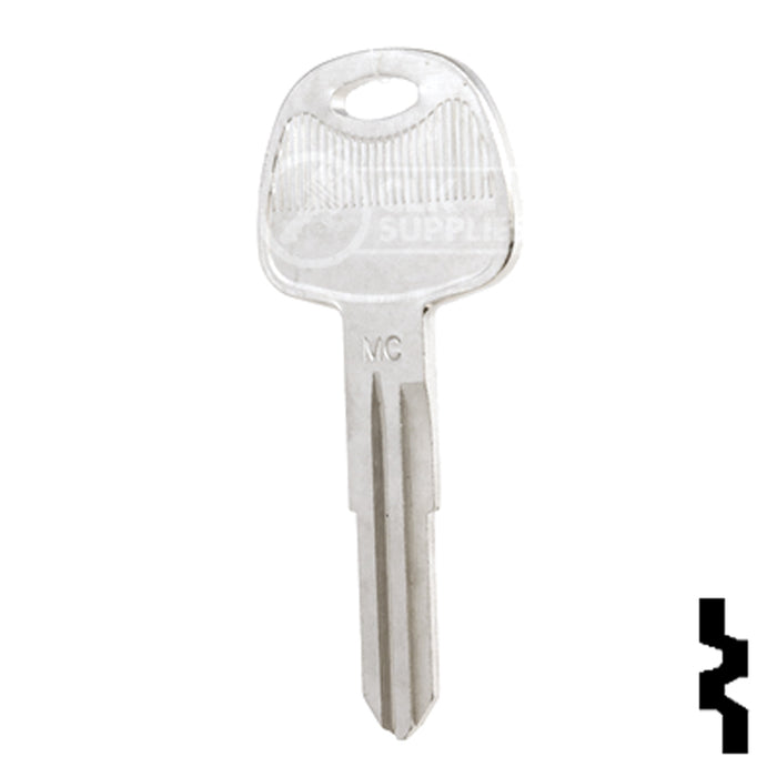 Uncut Key Blank | Hyundai | X281, HY16 Automotive Key Ilco