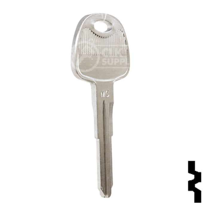 Uncut Key Blank | Hyundai | X281, HY16 Automotive Key Ilco