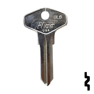 Uncut Key Blank | Jaguar | BL6 Automotive Key Ilco