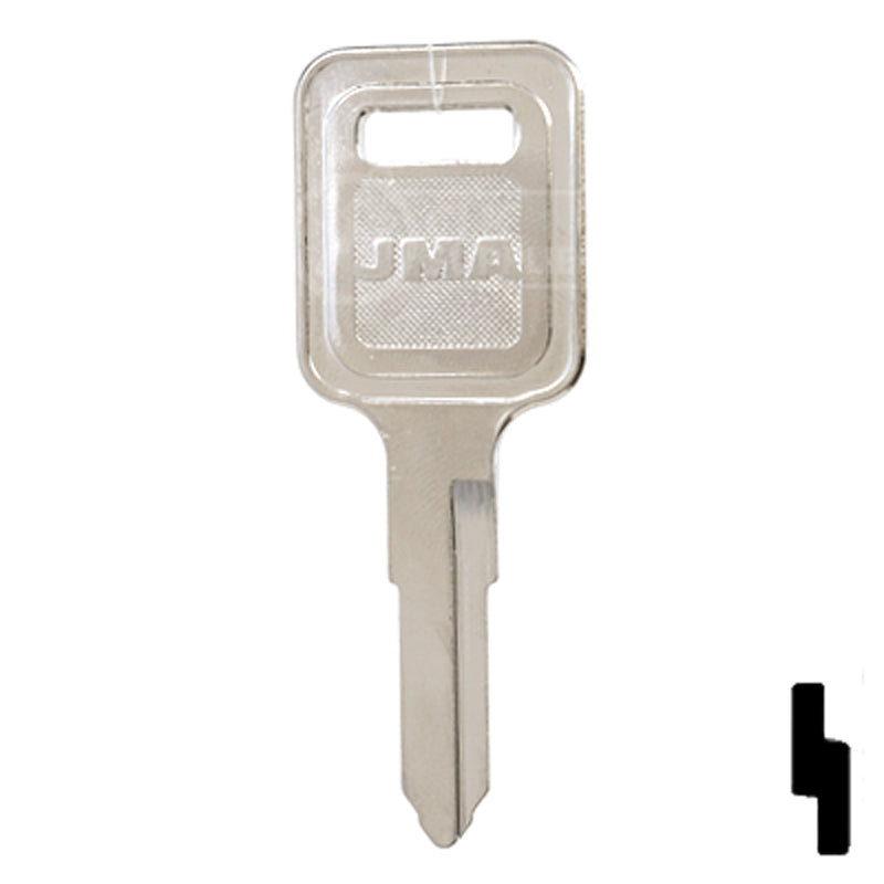 Uncut Key Blank | Kawasaki | KAW-5, KW12 Automotive Key JMA USA
