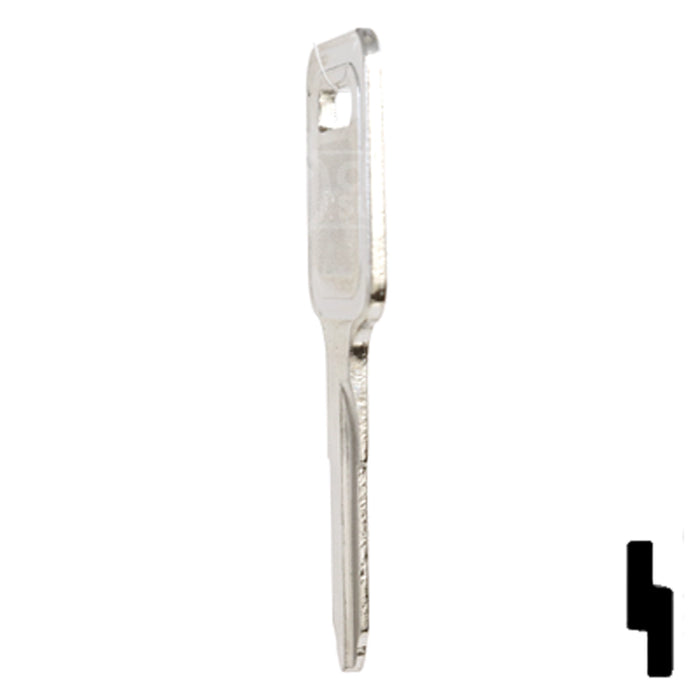 Uncut Key Blank | Kawasaki | KAW-5, KW12 Automotive Key JMA USA
