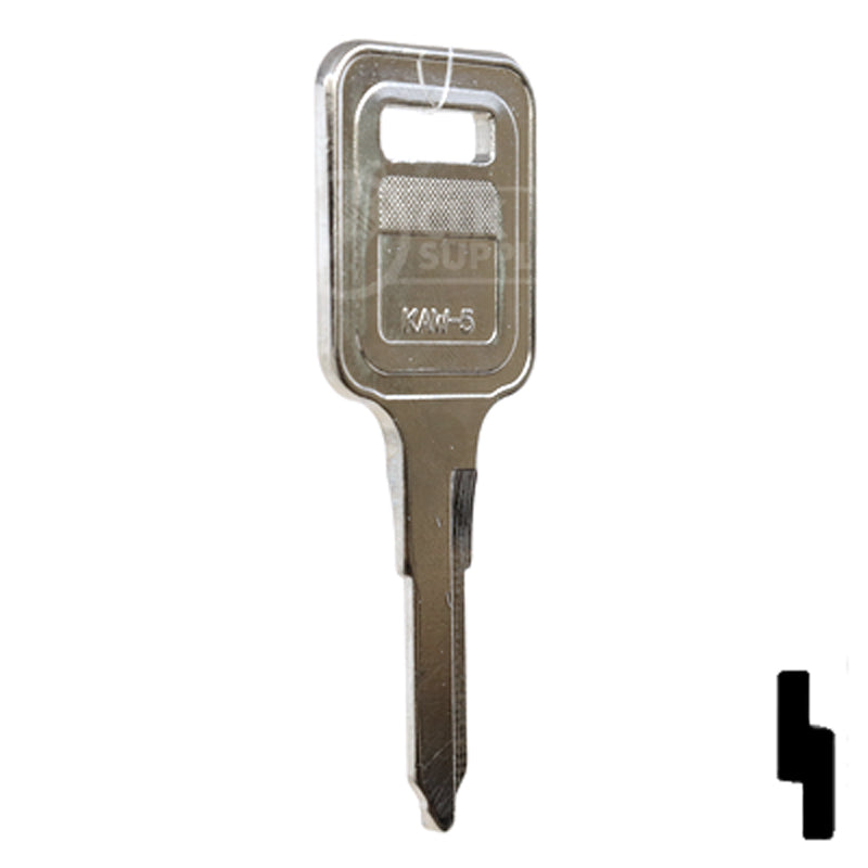 Uncut Key Blank | Kawasaki | KAW-5, KW12 Automotive Key JMA USA