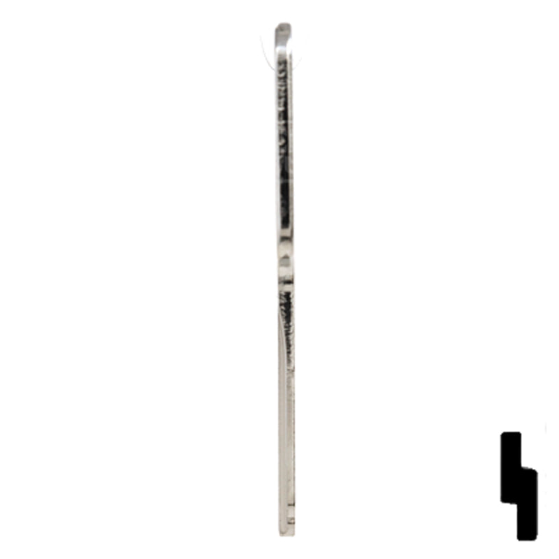 Uncut Key Blank | Kawasaki | KAW-5, KW12 Automotive Key JMA USA