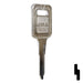 Uncut Key Blank | Kawasaki | KAW-5, KW12 Automotive Key JMA USA