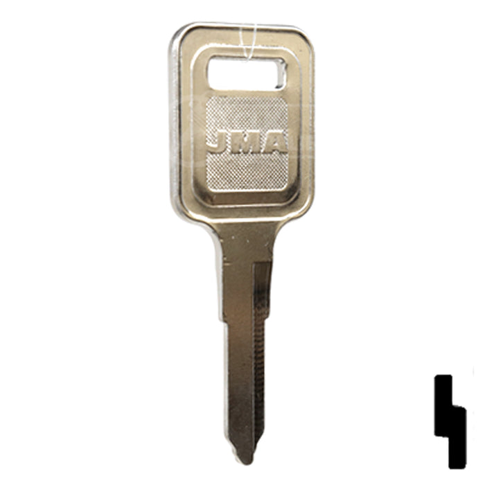 Uncut Key Blank | Kawasaki | KAW-5, KW12 Automotive Key JMA USA