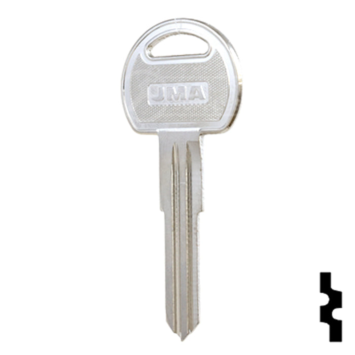Uncut Key Blank | Kenworth | NE48-NP, NE-11, X170 Automotive Key JMA USA