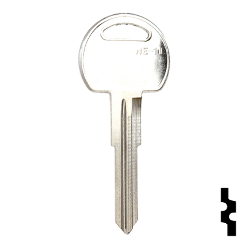Uncut Key Blank | Kenworth | NE48-NP, NE-11, X170 Automotive Key JMA USA