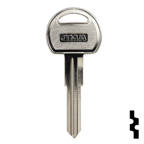 Uncut Key Blank | Kenworth | NE48-NP, NE-11, X170 Automotive Key JMA USA