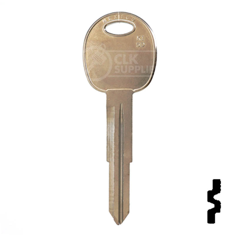 Uncut Key Blank | Kia | KK6 Automotive Key JMA USA