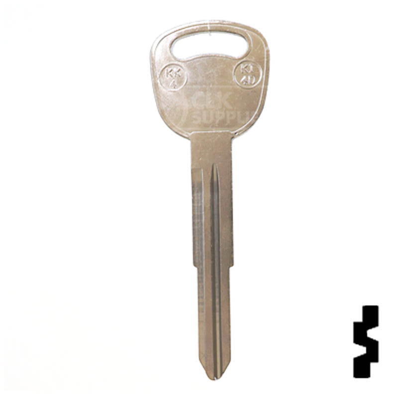 Uncut Key Blank | Kia | X267 ( KK4 ) Automotive Key JMA USA