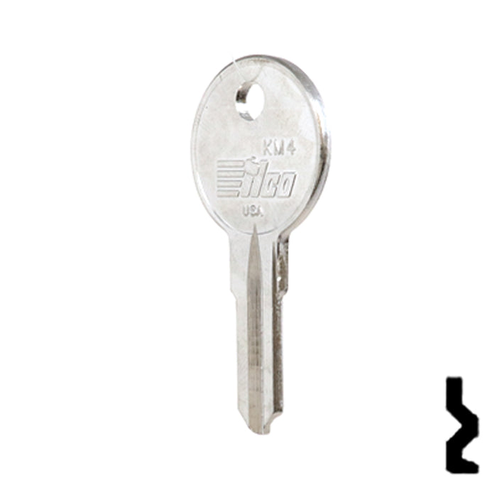 Uncut Key Blank | Kiferm, Gas cap | KM4 Automotive Key Ilco