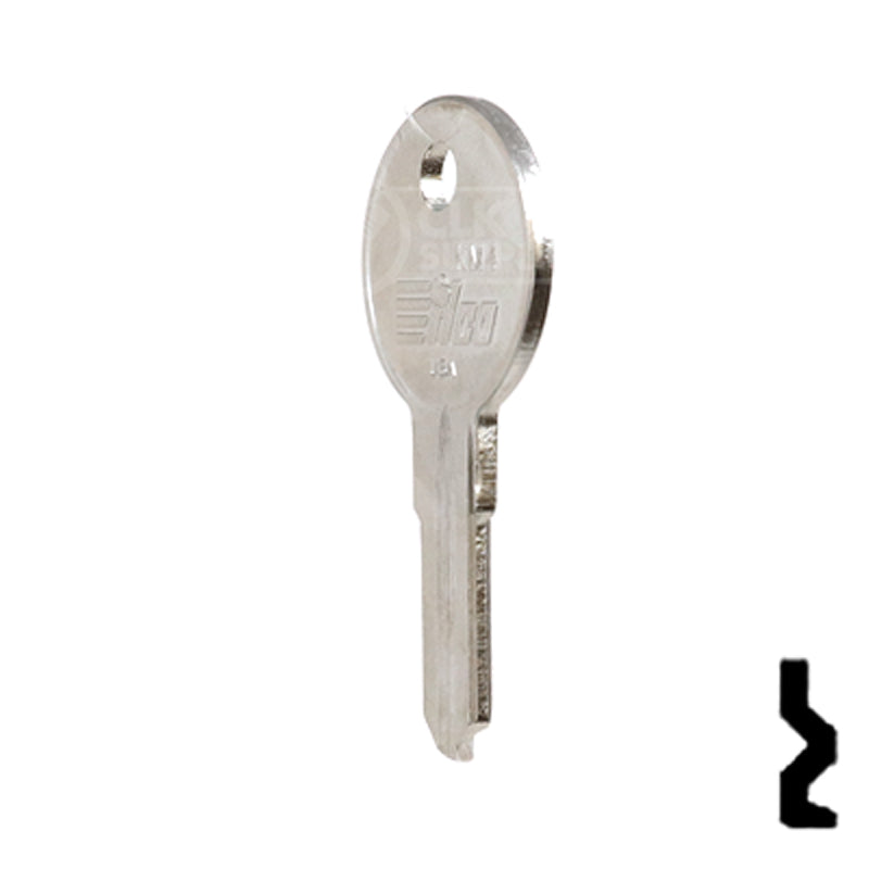 Uncut Key Blank | Kiferm, Gas cap | KM4 Automotive Key Ilco
