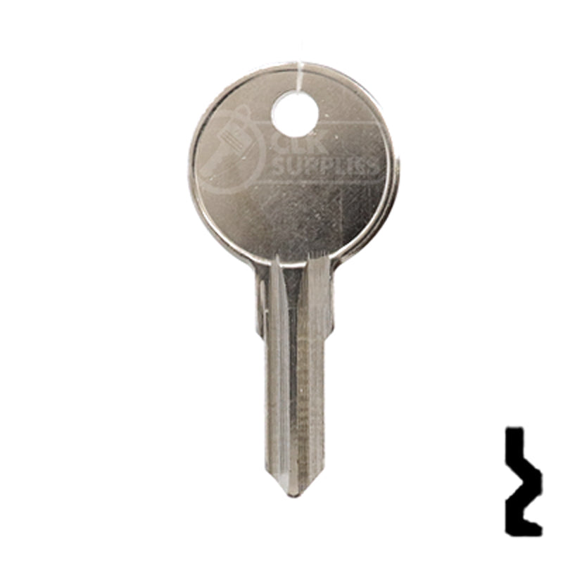 Uncut Key Blank | Kiferm, Gas cap | KM4 Automotive Key Ilco